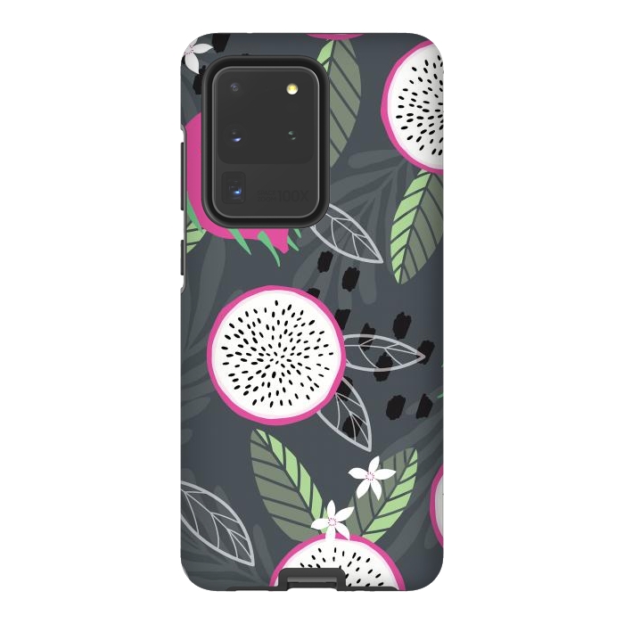 Galaxy S20 Ultra StrongFit Dragon fruit pattern 04 by Jelena Obradovic