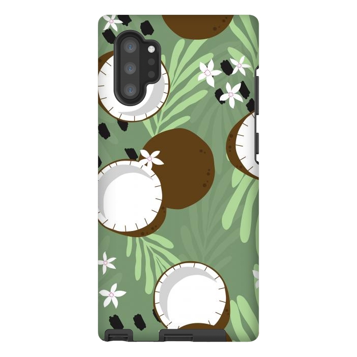 Galaxy Note 10 plus StrongFit Coconut pattern 01 by Jelena Obradovic