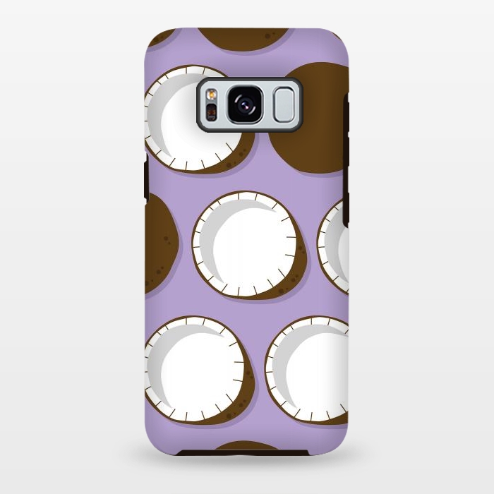Galaxy S8 plus StrongFit Coconut pattern 02 by Jelena Obradovic
