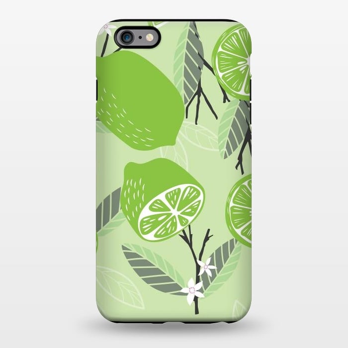iPhone 6/6s plus StrongFit Lime pattern 02 by Jelena Obradovic