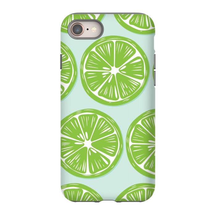 iPhone SE StrongFit Lime pattern 05 by Jelena Obradovic