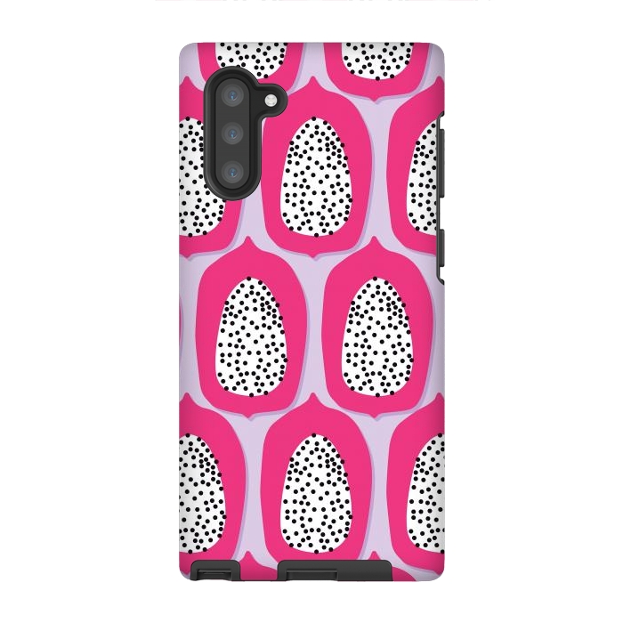 Galaxy Note 10 StrongFit Papaya pattern 01 by Jelena Obradovic