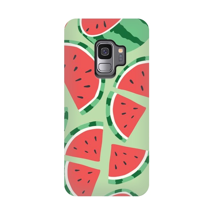 Galaxy S9 StrongFit Watermelon pattern 01 by Jelena Obradovic