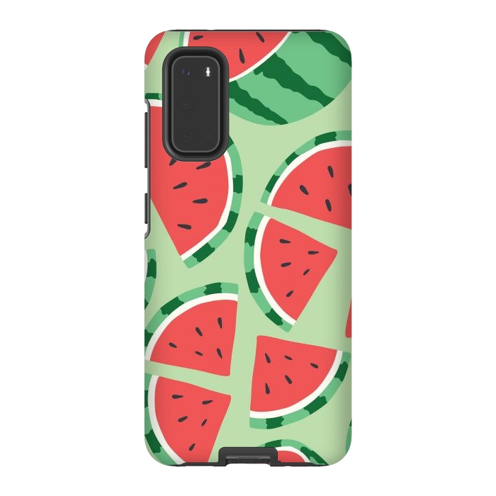 Galaxy S20 StrongFit Watermelon pattern 01 by Jelena Obradovic