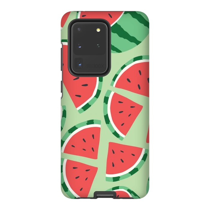 Galaxy S20 Ultra StrongFit Watermelon pattern 01 by Jelena Obradovic