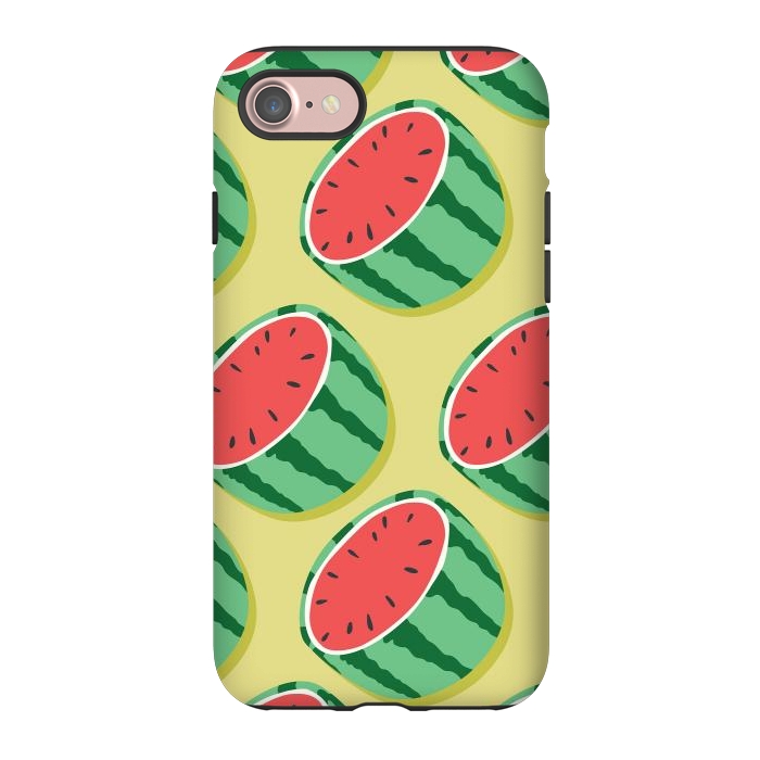 iPhone 7 StrongFit Watermelon pattern 02 by Jelena Obradovic