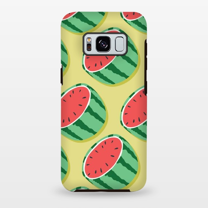 Galaxy S8 plus StrongFit Watermelon pattern 02 by Jelena Obradovic