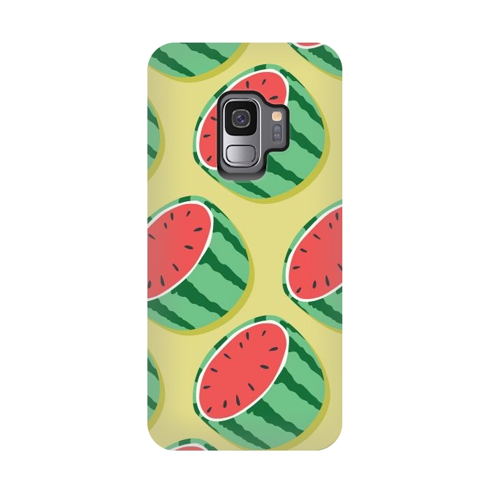 Galaxy S9 StrongFit Watermelon pattern 02 by Jelena Obradovic