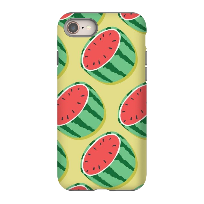 iPhone 8 StrongFit Watermelon pattern 02 by Jelena Obradovic