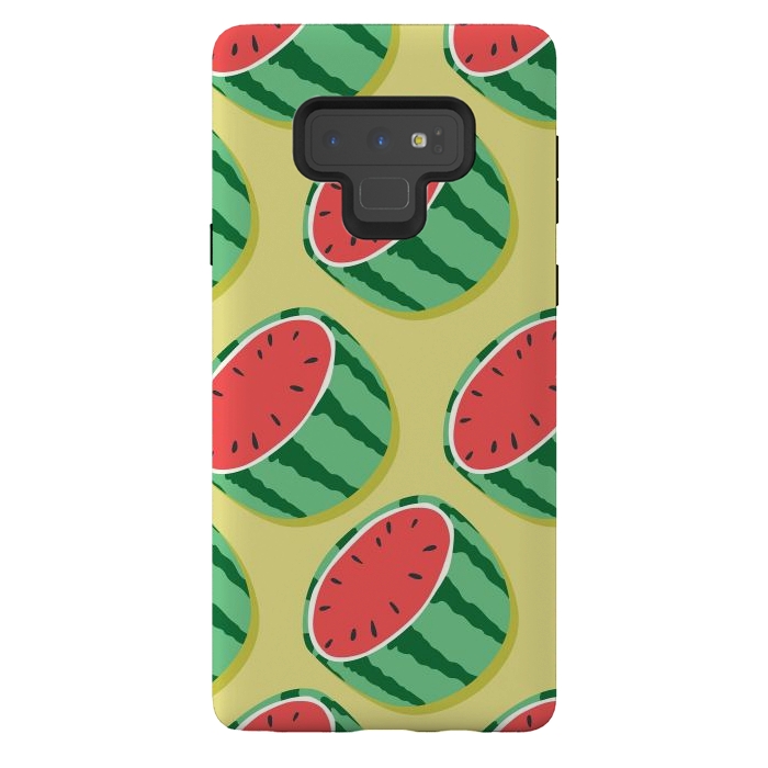 Galaxy Note 9 StrongFit Watermelon pattern 02 by Jelena Obradovic