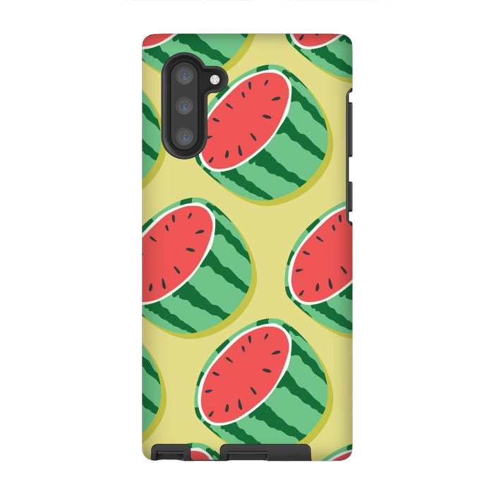 Galaxy Note 10 StrongFit Watermelon pattern 02 by Jelena Obradovic