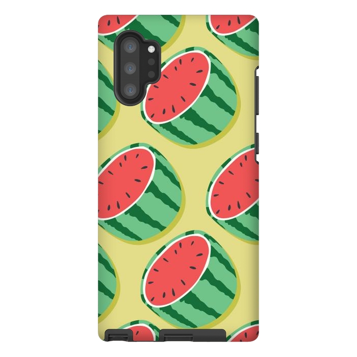 Galaxy Note 10 plus StrongFit Watermelon pattern 02 by Jelena Obradovic