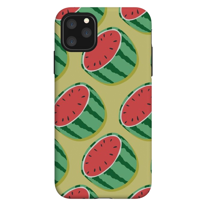 iPhone 11 Pro Max StrongFit Watermelon pattern 02 by Jelena Obradovic