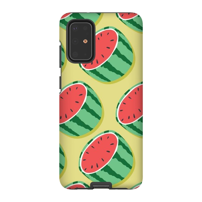 Galaxy S20 Plus StrongFit Watermelon pattern 02 by Jelena Obradovic