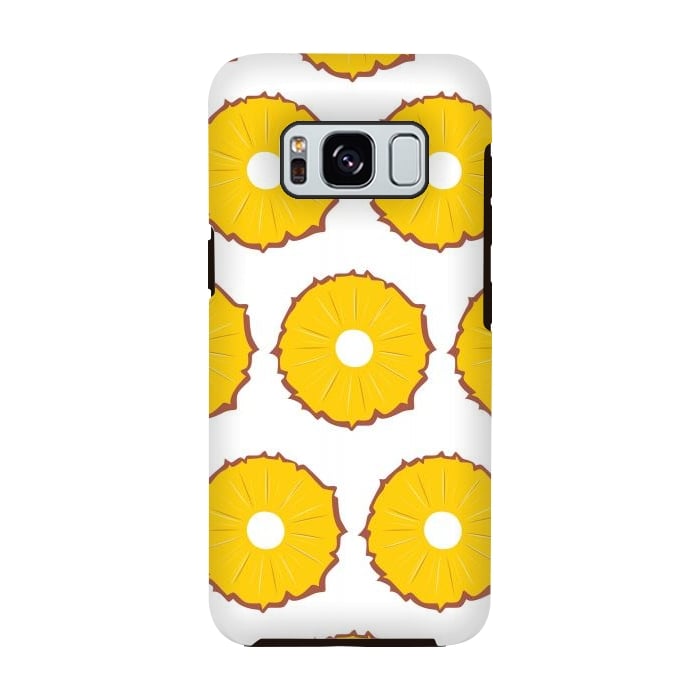 Galaxy S8 StrongFit Pineapple pattern 01 by Jelena Obradovic