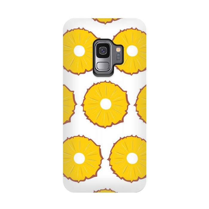Galaxy S9 StrongFit Pineapple pattern 01 by Jelena Obradovic