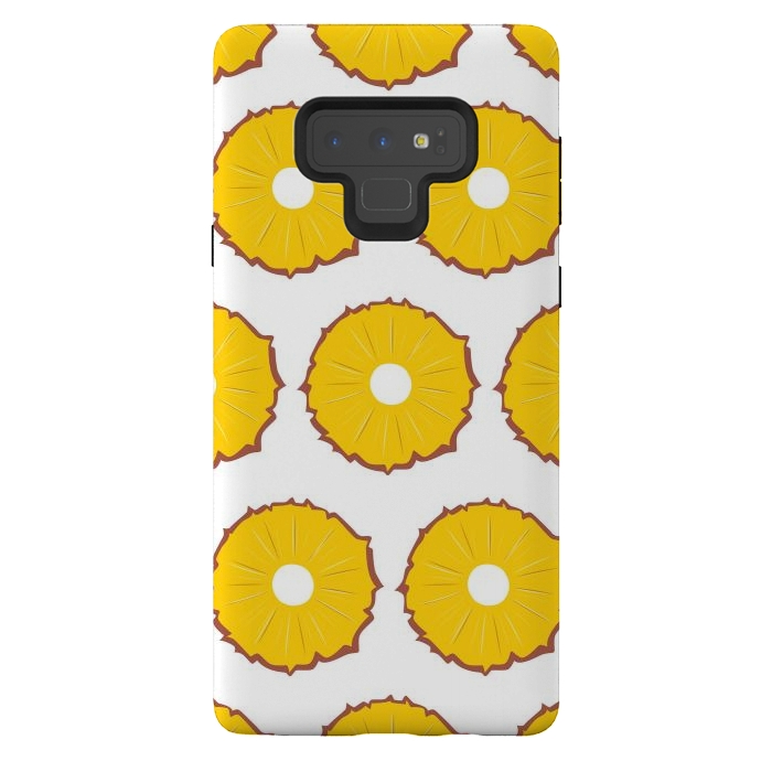 Galaxy Note 9 StrongFit Pineapple pattern 01 by Jelena Obradovic