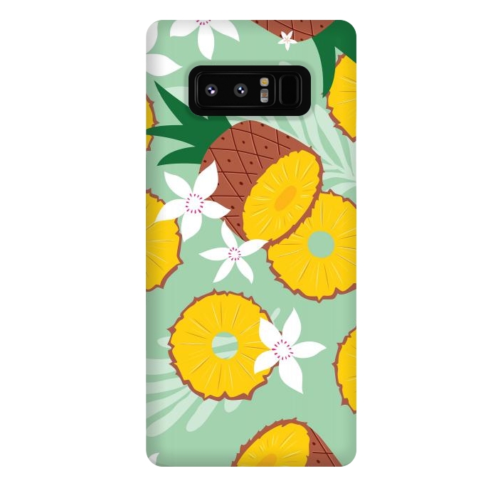 Galaxy Note 8 StrongFit Pineapple pattern 02 by Jelena Obradovic