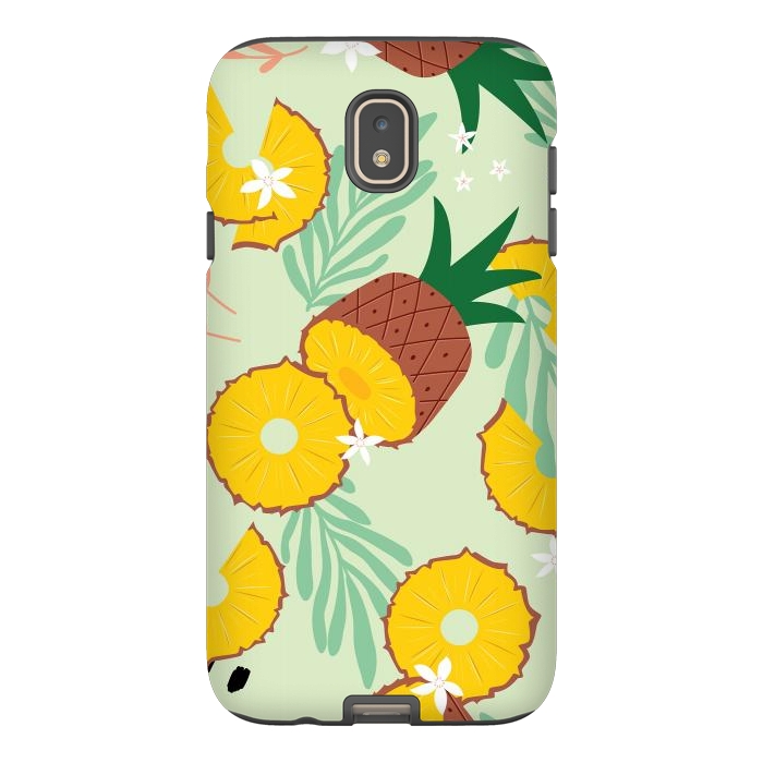Galaxy J7 StrongFit Pineapple pattern 03 by Jelena Obradovic