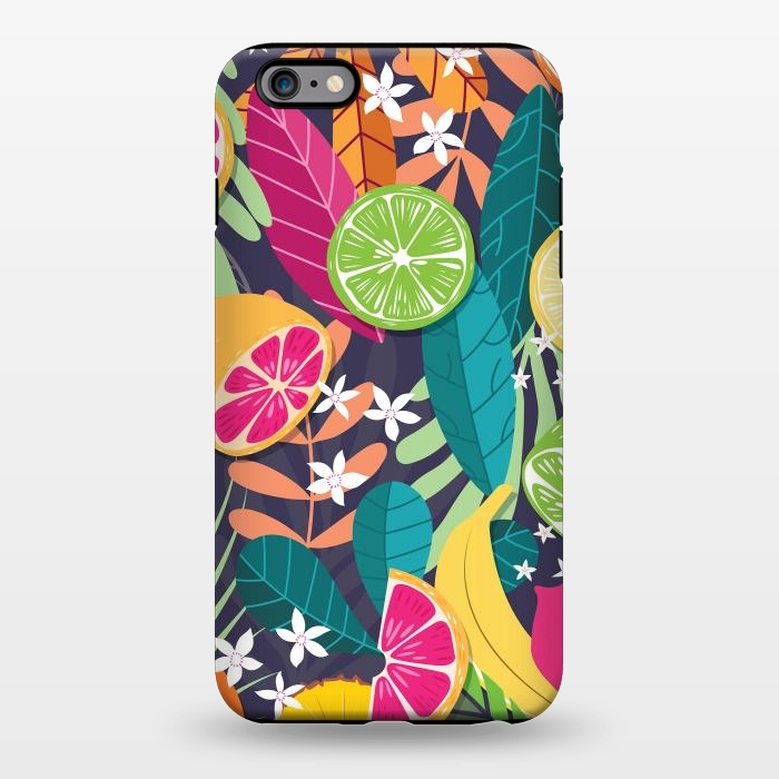 iPhone 6/6s plus StrongFit Tropical fruit pattern 03 by Jelena Obradovic