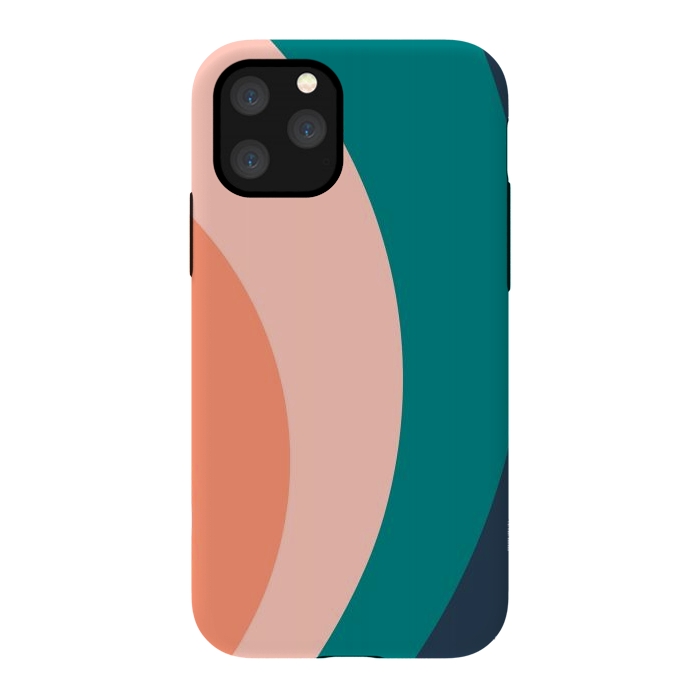 iPhone 11 Pro StrongFit Teal Blush Rainbow by ArtPrInk