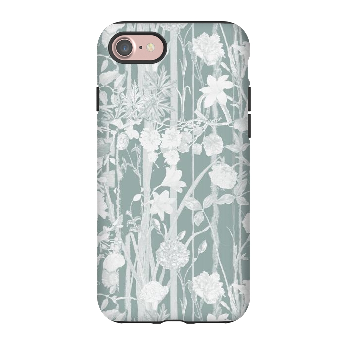 iPhone 7 StrongFit Pastel botanical floral vines by Oana 