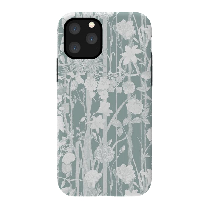 iPhone 11 Pro StrongFit Pastel botanical floral vines by Oana 