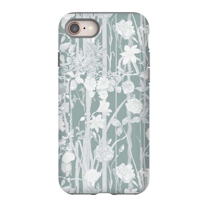 iPhone SE StrongFit Pastel botanical floral vines by Oana 