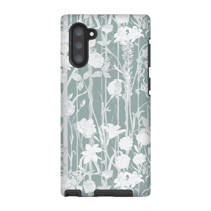 Galaxy Note 10 StrongFit Pastel botanical floral vines by Oana 