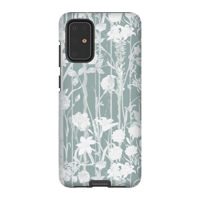 Galaxy S20 Plus StrongFit Pastel botanical floral vines by Oana 