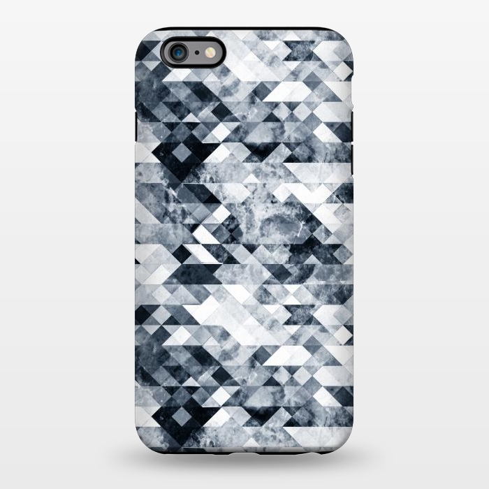 iPhone 6/6s plus StrongFit Geometric grunge marble tiles by Oana 