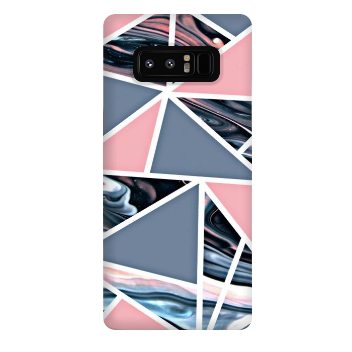 Galaxy Note 8 StrongFit Pink marble styled by CAS