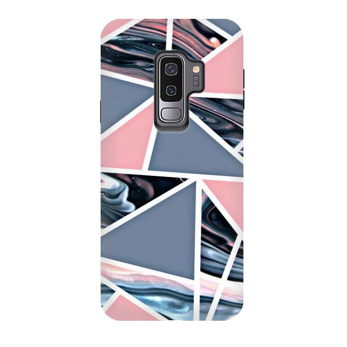 Galaxy S9 plus StrongFit Pink marble styled by CAS