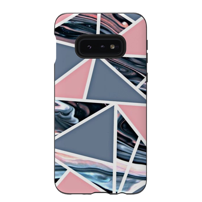 Galaxy S10e StrongFit Pink marble styled by CAS