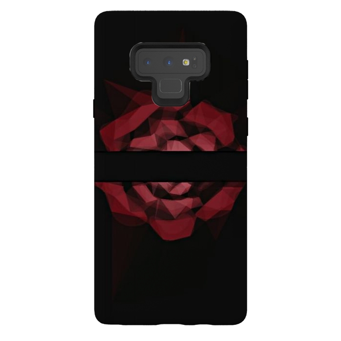 Galaxy Note 9 StrongFit Red rose by CAS