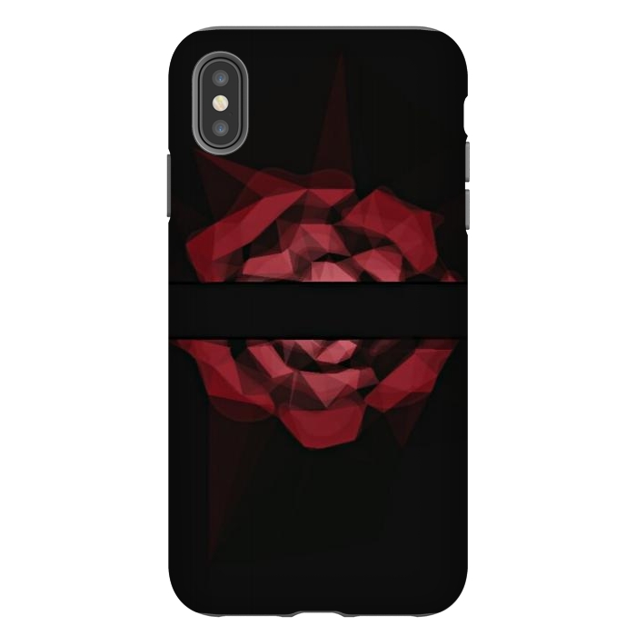 iPhone Xs Max StrongFit Red rose by CAS