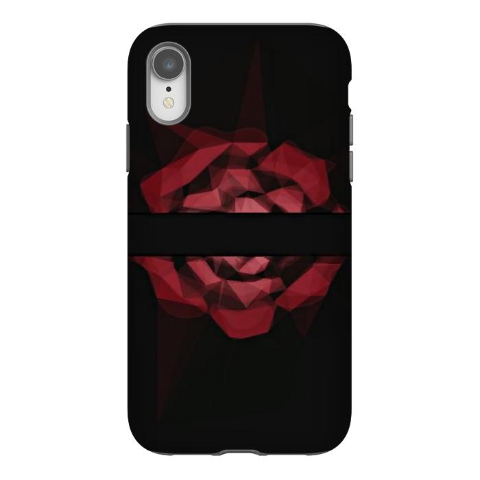 iPhone Xr StrongFit Red rose by CAS