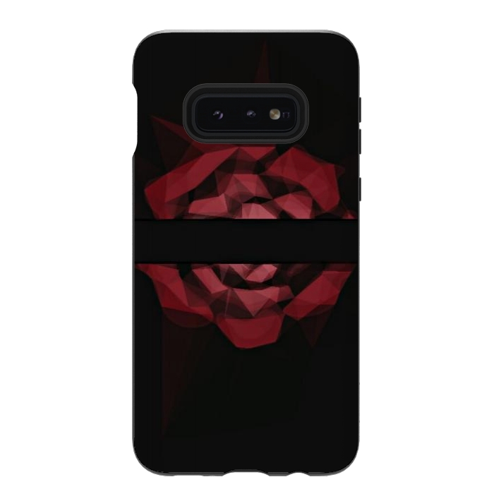 Galaxy S10e StrongFit Red rose by CAS