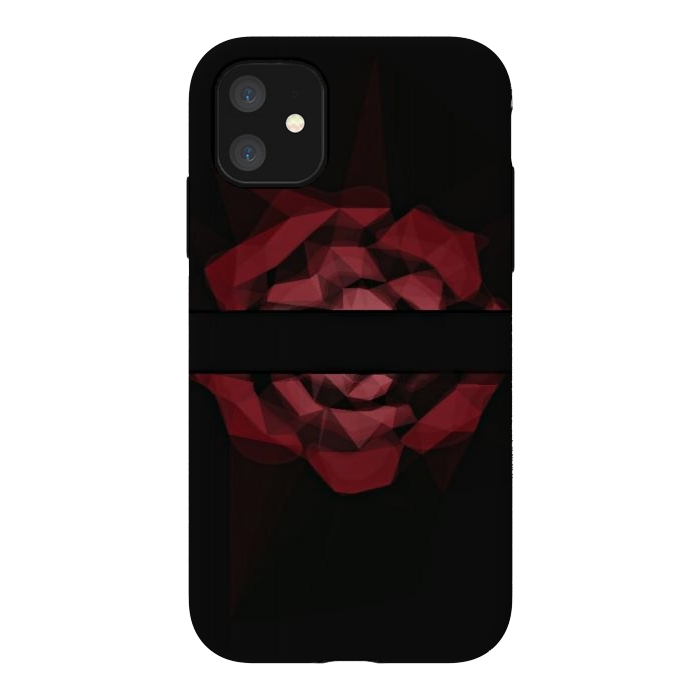 iPhone 11 StrongFit Red rose by CAS