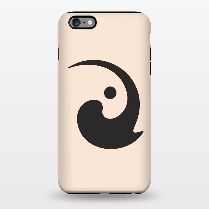iPhone 6/6s plus StrongFit Black Minimal Art-I by Creativeaxle