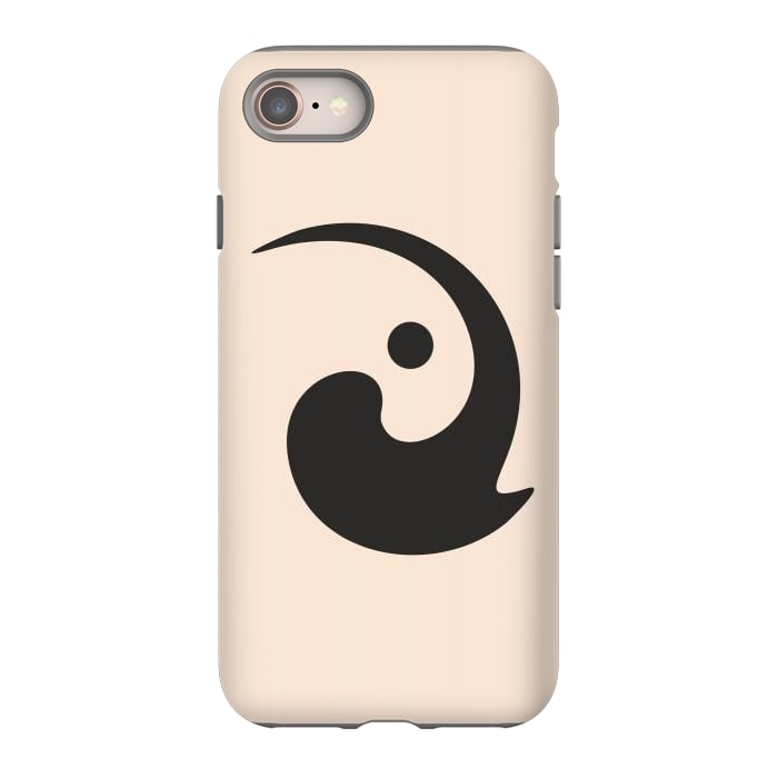 iPhone SE StrongFit Black Minimal Art-I by Creativeaxle