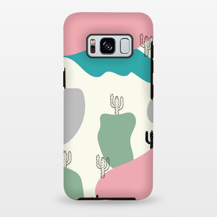 Galaxy S8 plus StrongFit Mountain Cactus by Creativeaxle