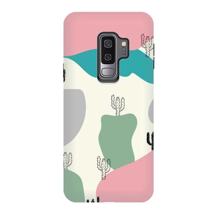 Galaxy S9 plus StrongFit Mountain Cactus by Creativeaxle