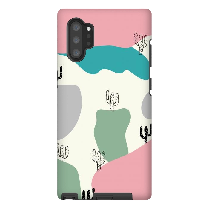 Galaxy Note 10 plus StrongFit Mountain Cactus by Creativeaxle