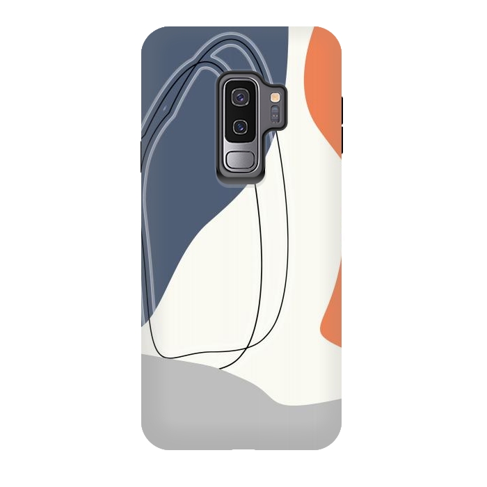 Galaxy S9 plus StrongFit Chasing Shapes Minimal Art by Creativeaxle
