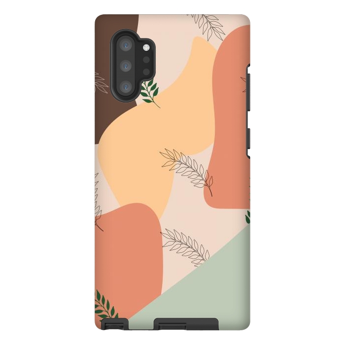 Galaxy Note 10 plus StrongFit Summer Abstract Minimal Art by Creativeaxle