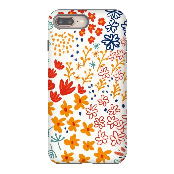 iPhone 7 plus StrongFit My Soul Made Meadow Flowers by Uma Prabhakar Gokhale