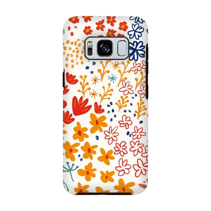 Galaxy S8 StrongFit My Soul Made Meadow Flowers by Uma Prabhakar Gokhale