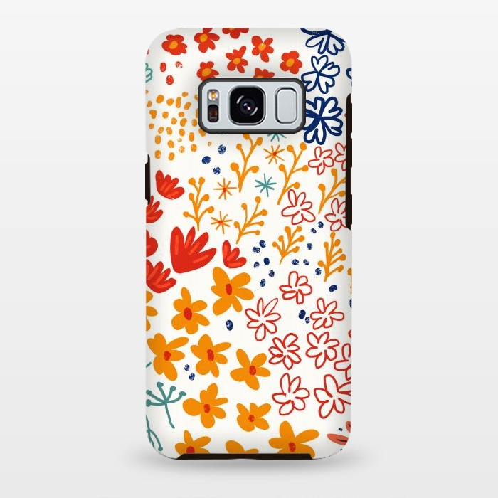 Galaxy S8 plus StrongFit My Soul Made Meadow Flowers by Uma Prabhakar Gokhale