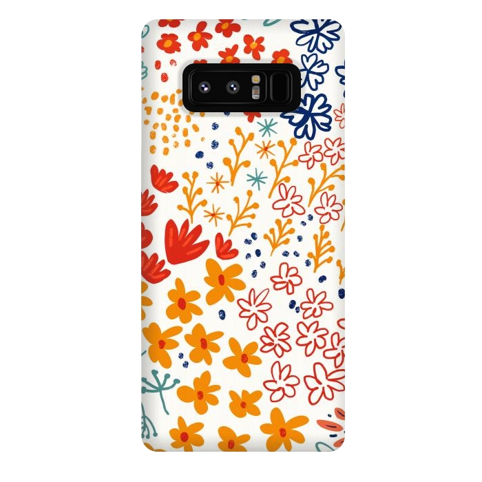 Galaxy Note 8 StrongFit My Soul Made Meadow Flowers by Uma Prabhakar Gokhale